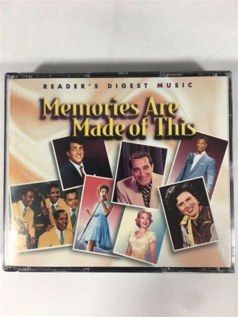 reader s digest music memories are made of this 4 x cd s box set and booklet ebay