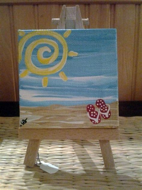 40 Easy Mini Canvas Painting Ideas For Beginners To Try ArtBeek Night