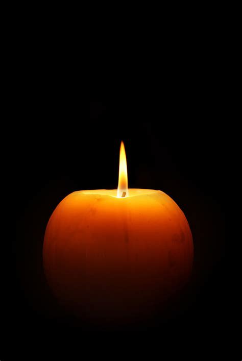 Burning Candle Photograph By Johan Swanepoel