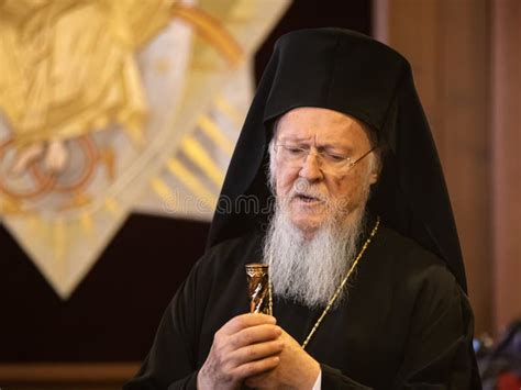 His All Holiness Ecumenical Patriarch Bartholomew Editorial Photography
