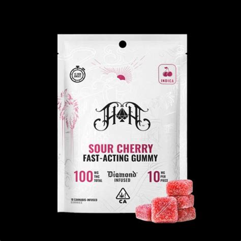 Heavy Hitters Gummy Pack Fast Acting Sour Cherry I 100mg Thc