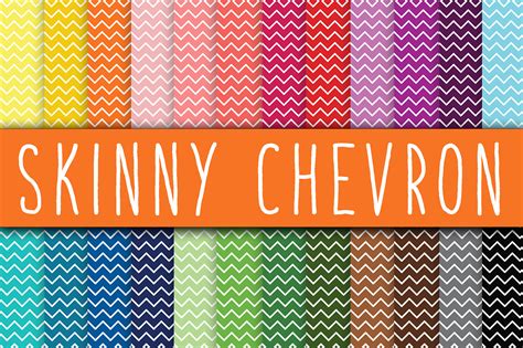 Skinny Chevron Digital Paper Graphic By Oldmarketdesigns · Creative Fabrica