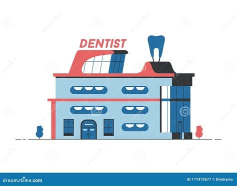 Cartoon Dentist With Tools Looks Into The Open Mouth Cartoondealer