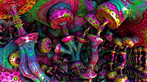 Indie Mushroom Wallpaper Colorful Mushroom Hd Trippy Wallpapers
