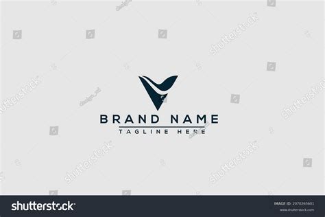 V Logo Design Template Vector Graphic Stock Vector Royalty Free