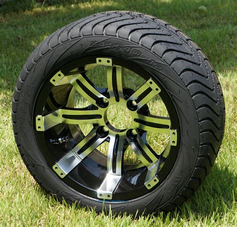 12 Tempest Golf Cart Wheels And Low Profile Dot Golf Cart Tires Gcts