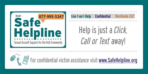 Dod Safe Helpline Connects Sexual Assault Survivors In The Military To