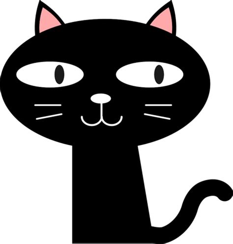 Black Cat Image Public Domain Vectors