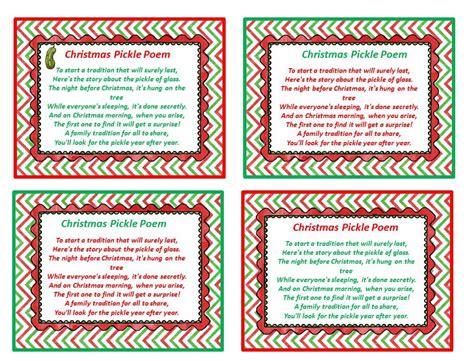 thebeezyteacher.blogspot.com  Christmas pickle poem, Christmas pickle