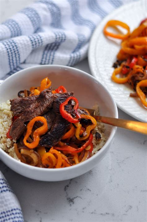 Maybe you would like to learn more about one of these? Steak Fajita Bowl with Cauliflower Rice | Recipe | Fajita ...