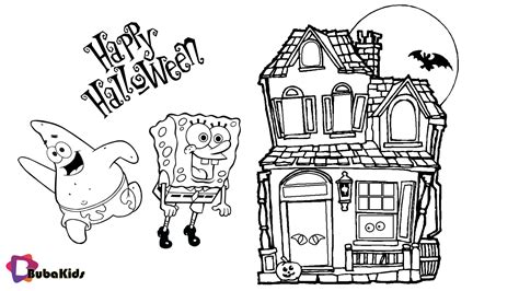Halloween Spongebob Coloring Book Kidsworksheetfun