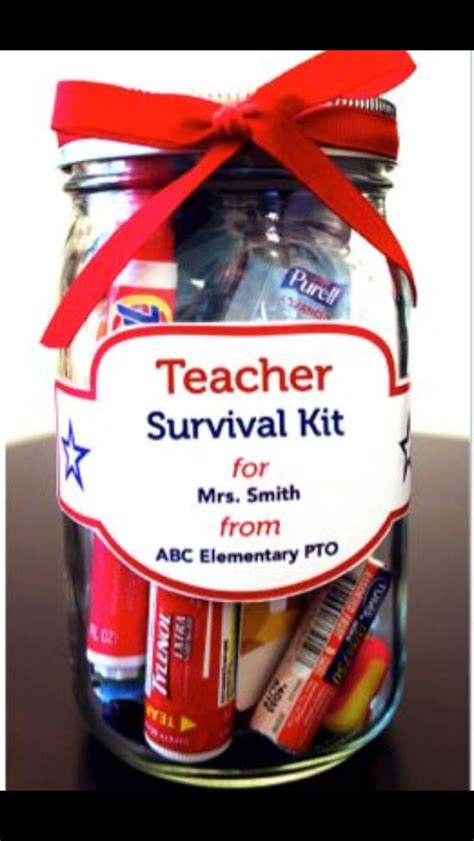 New Teacher T Teacher Survival Survival Kit For Teachers School Survival Kits