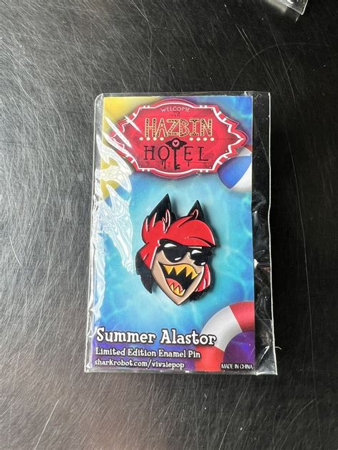 Hazbin Hotel Alastor Summer Pin Limited Edition Ebay