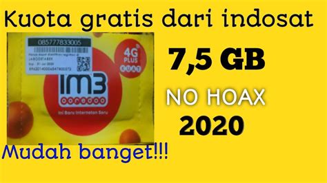 Dimana banyak sekali pilihan paket internet, mulai dari paket internet bulanan, mingguan dan juga harian. Cara Mendapatkan Kuota Gratis Indosat 2020 - Cara ...