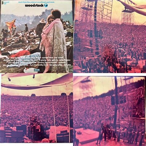 Vintage Woodstock 3 Record Set From Original Soundtrack And More 1969