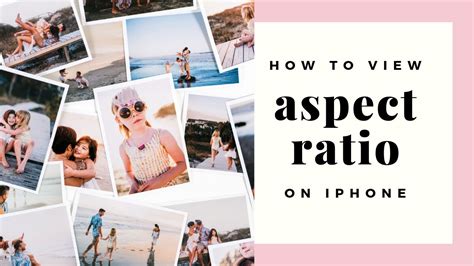 How To View Photo Aspect Ratio On Iphone Youtube
