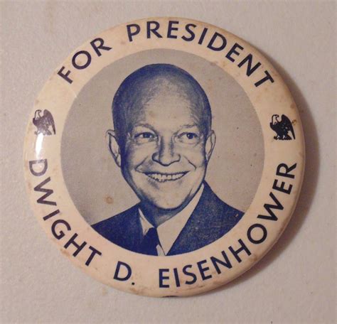 Dwight Eisenhower Ike Campaign Pin Button Political Antique Price Guide Details Page