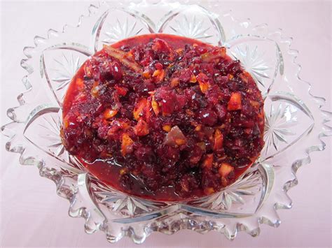 Cranberry Tangerine And Crystallized Ginger Relish Recipe On Food52