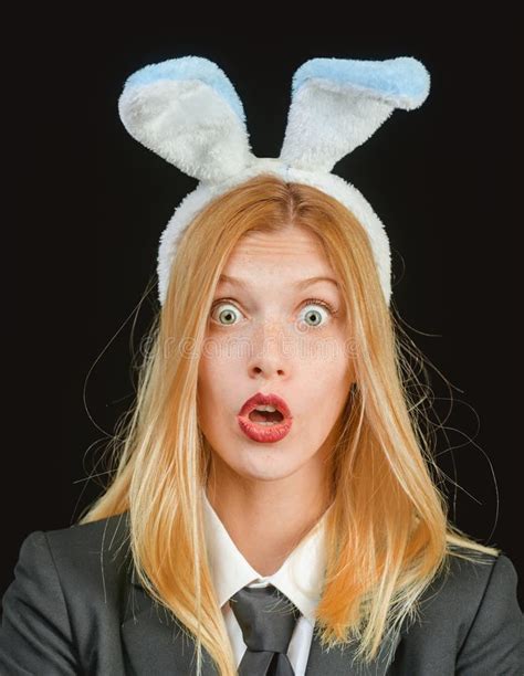 bunny mask woman rabbit and girl easter woman with bunny costume beautiful woman in fashion