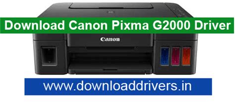 It's because the canon pixma g 2000 has a great system called hybrid ink system that will be useful for creating great photos or texts. Canon Pixma G2000 driver Download for windows and MAC