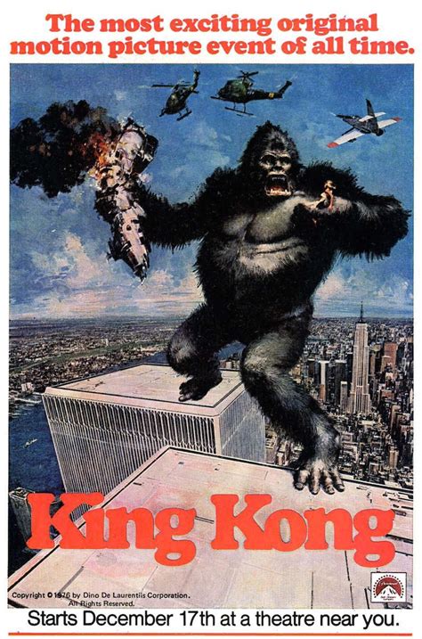 King Kong 1976 Remake Poster Hits New Heights In Hyperbole