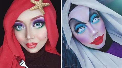 makeup artist hijab disney princesses