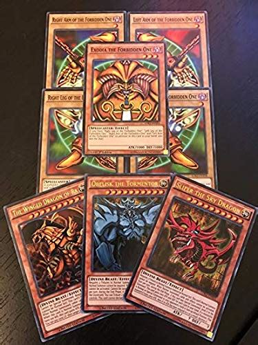 Buy Yu Gi Oh Exodia And God Cards All Rare 20 Card Lot Online At