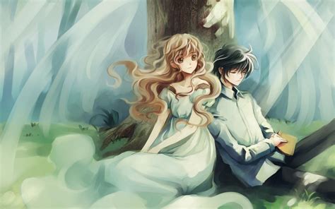 Cartoon Anime Couple Wallpapers Wallpaper Cave