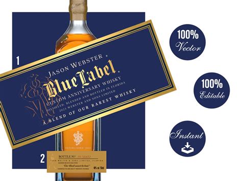 Johnnie Walker Label Blue Label Customize And Personalize Johnnie