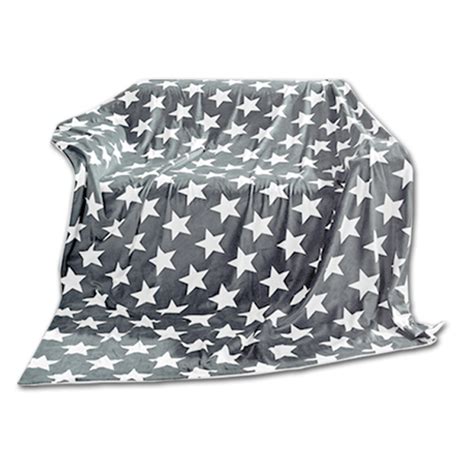 Die weiche flanelldecke des österreichischen familienunternehmens ist am saum mit einem zierstich verarbeitet, der das entzückende motiv mit dem fuchs unter dem sternenhimmel gekonnt einfasst. Microfaser Decke Sterne 150cm x 200cm Kuschel Wohn Sofa ...