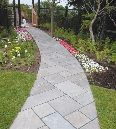 The Excellent Nice Design Paving Stone Walkway Photo