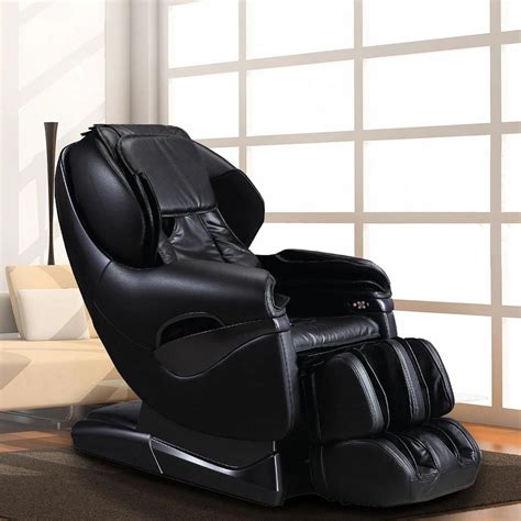 pro series black faux leather reclining massage chair deals