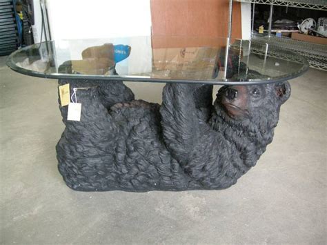 The table measures 24 inches high 19 inches wide and 19 Black Bear Coffee Table | Country, Cabin, Cowboy, Cross ...