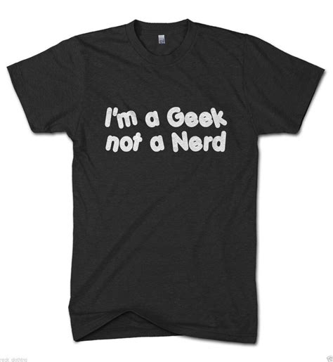 Im A Geek Not A Nerd Funny Men Teacher Tshirt Sums Pi T Shirt Algebra
