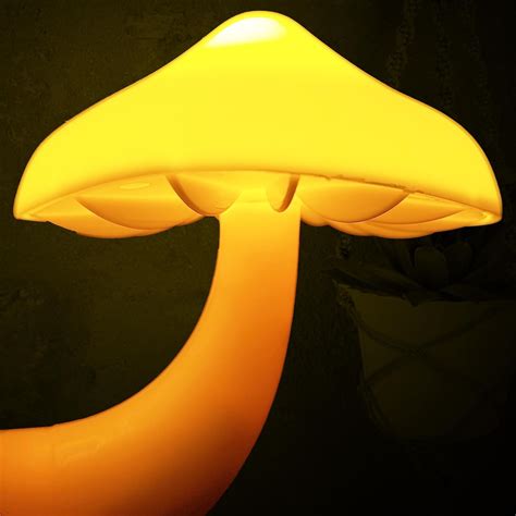 Lightjoy Plug In Mushroom Night Light Cute Lamp For Kidsadults