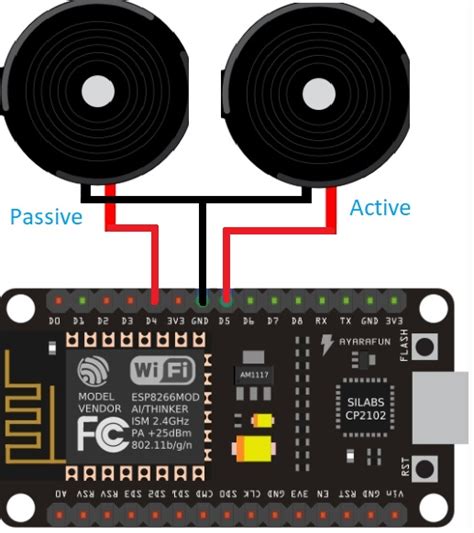Esp8266 Nodemcu Make Some Noise With Buzzers Geekering