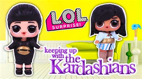 💄 Kim Kardashian And Kylie Jenner 👄 Custom Lol Surprise Dolls From
