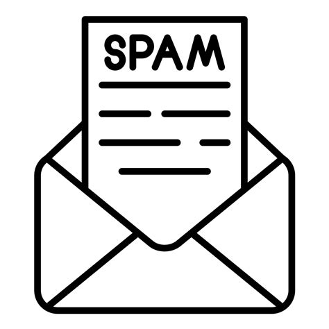 Spam Email Vector Icon 21653201 Vector Art At Vecteezy