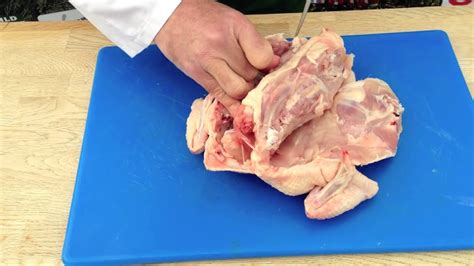 3 3/4 to 6 3/4 uncooked meat. How to bone and roll a whole chicken - YouTube