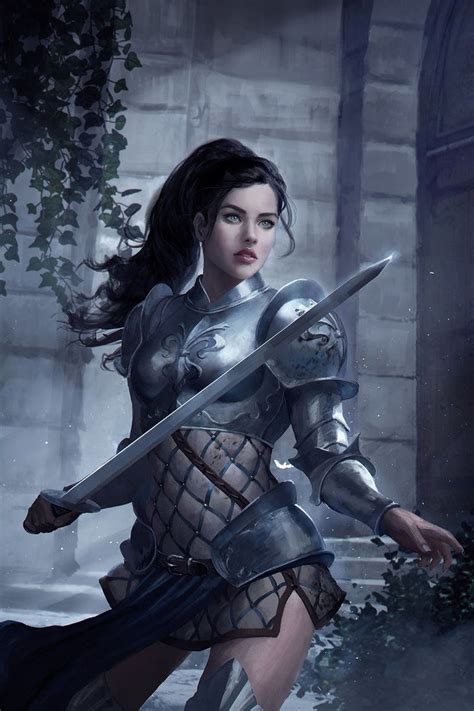 Pin en Fantasy Art Warrior Females