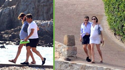 Updated friday november 4, 10.57am: Les Sarkozy à Brégançon : cette photo volée du « baby bump ...