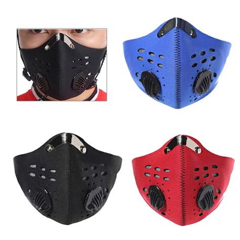Cotton Pm Anti Haze Mask Breath Valve Anti Dust Mouth Mask Activated Carbon Filter Respirator