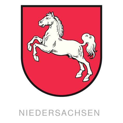 German State Niedersachsen Crest Transparent Png And Svg Vector File