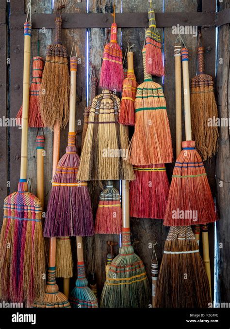 Colorful Brooms Hi Res Stock Photography And Images Alamy