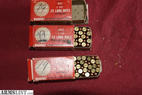 Armslist For Sale Rare Vintage Sears 22lr Ammo 2 Full Boxes One
