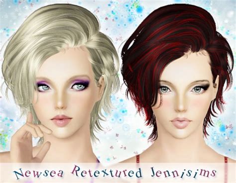 Wavy Short Hairstyle Newsea Hair Roughsketch Retextured By Jenni Sims