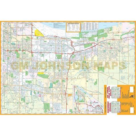 Gary Hammond Michigan City Nw Indiana Indiana Street Map Gm