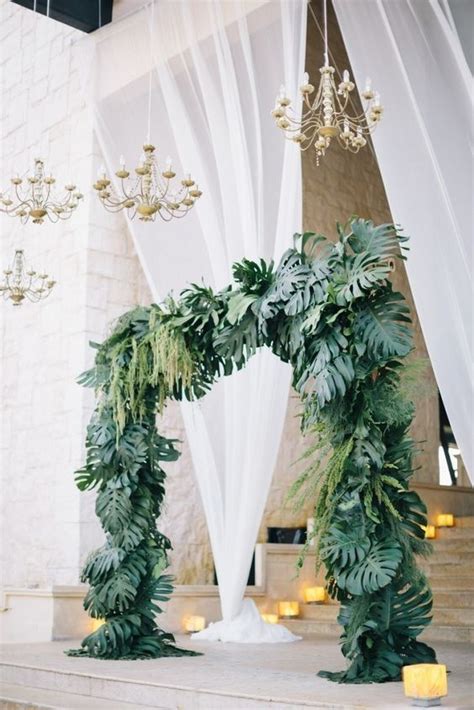 30 Fabulous Lush Greenery Wedding Arches Weddingomania