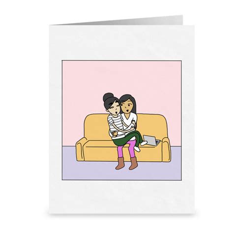 Cute Lesbian Greeting Cards Lesbian Anniversary Lgbtq Ts Sesame But Different