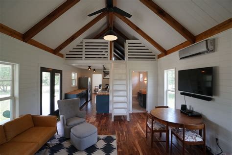 Many styles are built with simple roof lines and rectangular footprints making them easy to build and maintain. 16x40 Cottage Cabin in Burton, TX by Kanga Room Systems ...